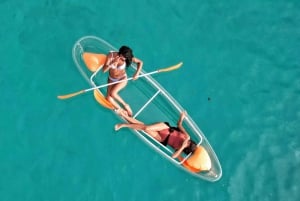 Zanzibar: Gjennomsiktig kajakk og drone (med henting inkludert)