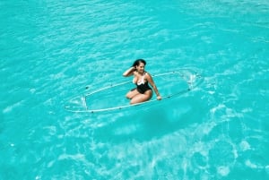 Zanzibar: Gjennomsiktig kajakk og drone (med henting inkludert)