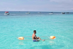 Zanzibar: przezroczysty kajak i dron (z odbiorem w cenie)
