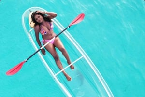 Zanzibar: Gjennomsiktig kajakk og drone (med henting inkludert)