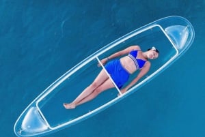 Zanzibar: Gjennomsiktig kajakk og drone (med henting inkludert)