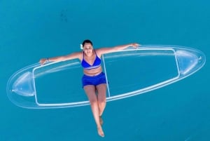 Zanzibar: Gjennomsiktig kajakk og drone (med henting inkludert)