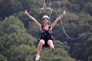 Zanzibar: köysirata- ja luontoelämykset kuljetuksilla