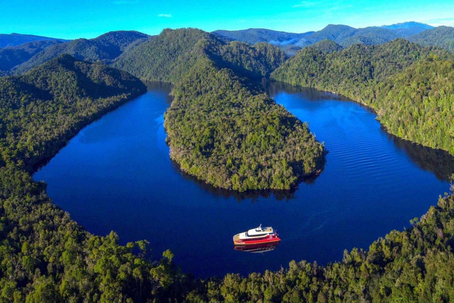 Strahan: Werelderfgoed cruise op de Gordon rivier met lunch