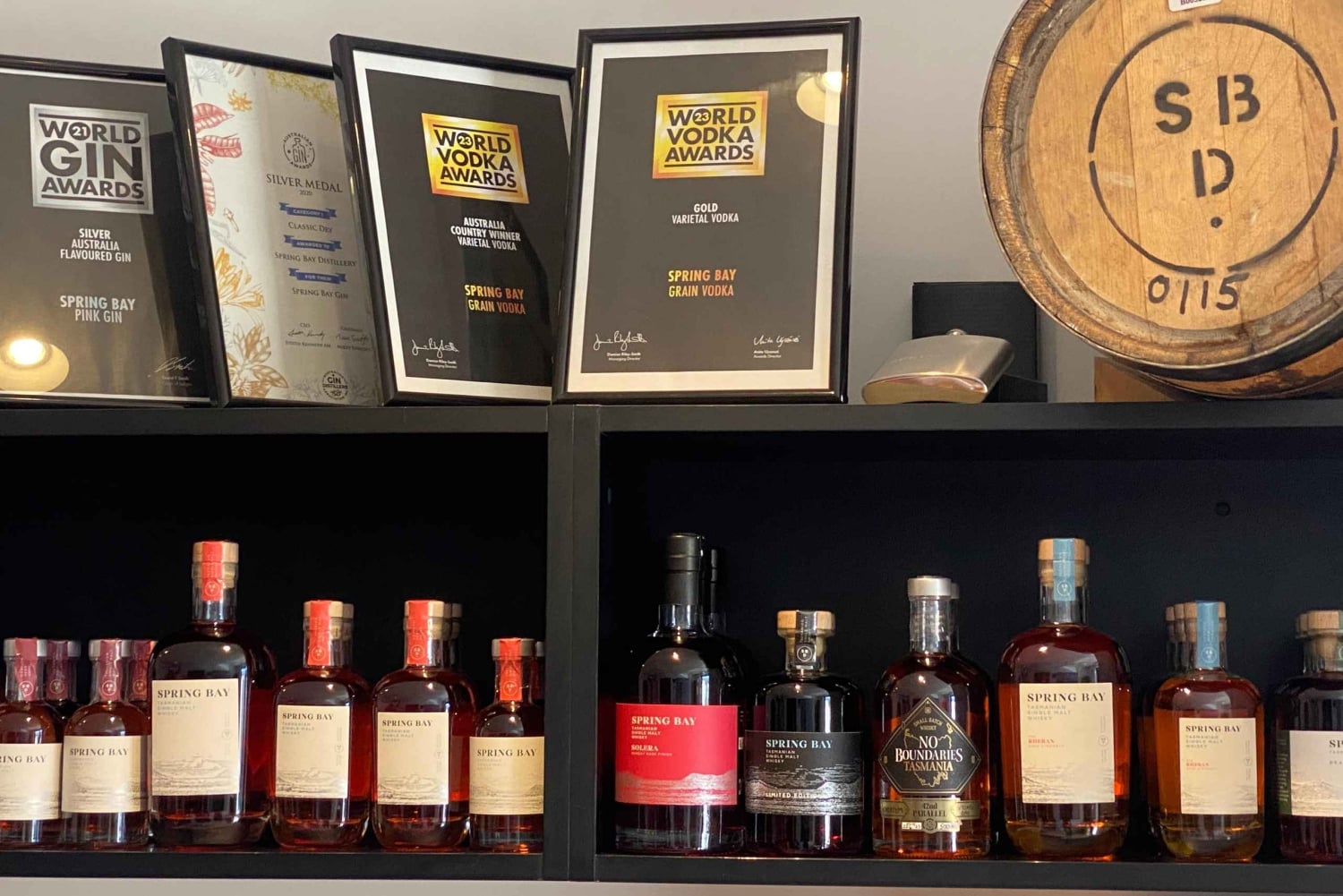 Tasmanie : Visite privée de la distillerie Distillers Reserve