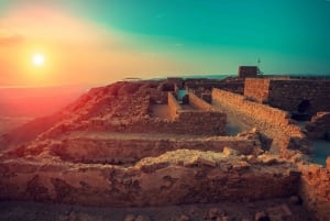 Från Jerusalem: Dagsutflykt från Jerusalem till Masada vid soluppgången, Ein Gedi och Döda havet