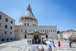 Depuis Jérusalem : Nazareth et mer de Galilée