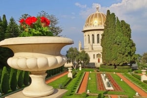 From Tel Aviv Area: Caesarea, Haifa and Acre Tour in Russian