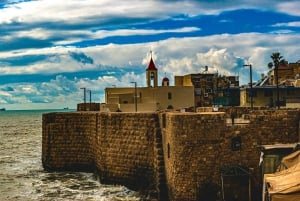 Från Tel Aviv-området: Caesarea, Haifa och Acre Tour på ryska