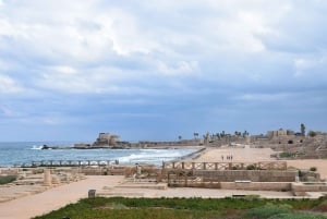 Vanuit trip Caesarea, Haifa, Acre en Rosh Hanikra