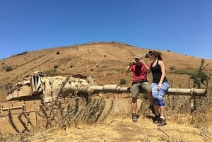 De Tel Aviv: Excursão de ação e degustação de vinhos nas Colinas de Golã