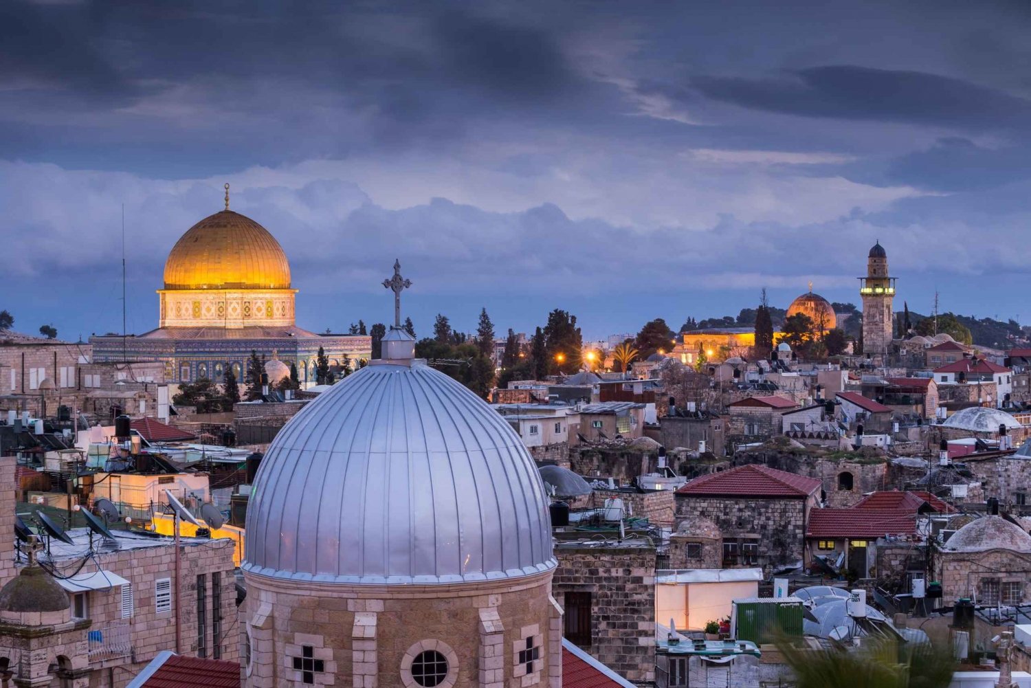 Full-Day Tour of Jerusalem med Betlehem eller Döda havet Option