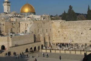 Visite privée d'une demi-journée des sites incontournables de Jérusalem au départ de Tel Aviv