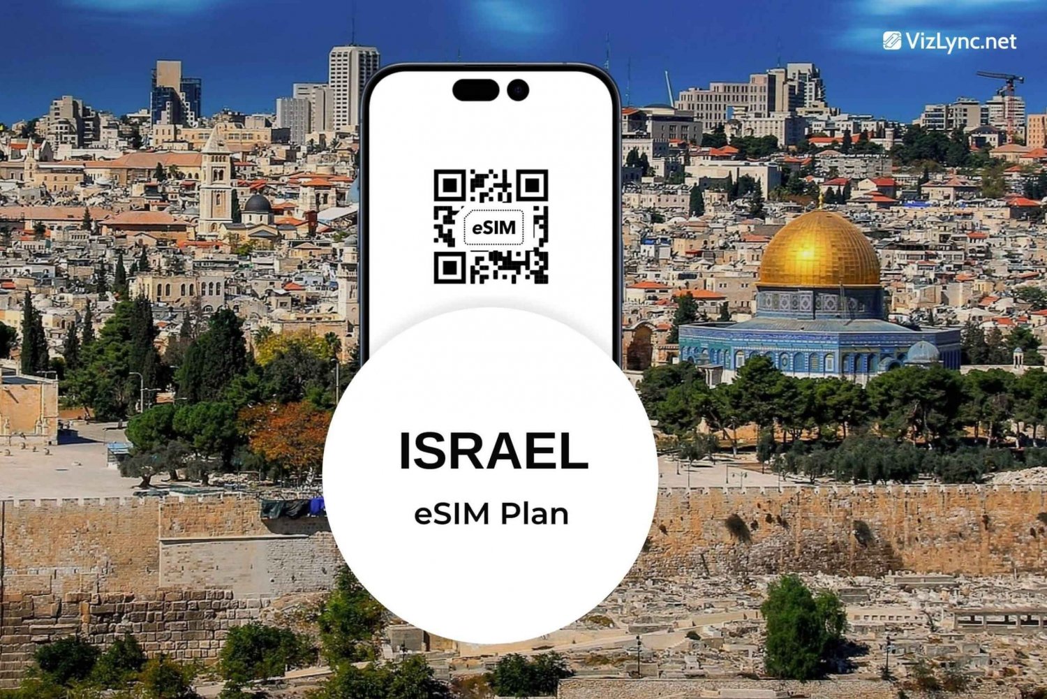 Plano Israel Travel eSIM com dados móveis super rápidos