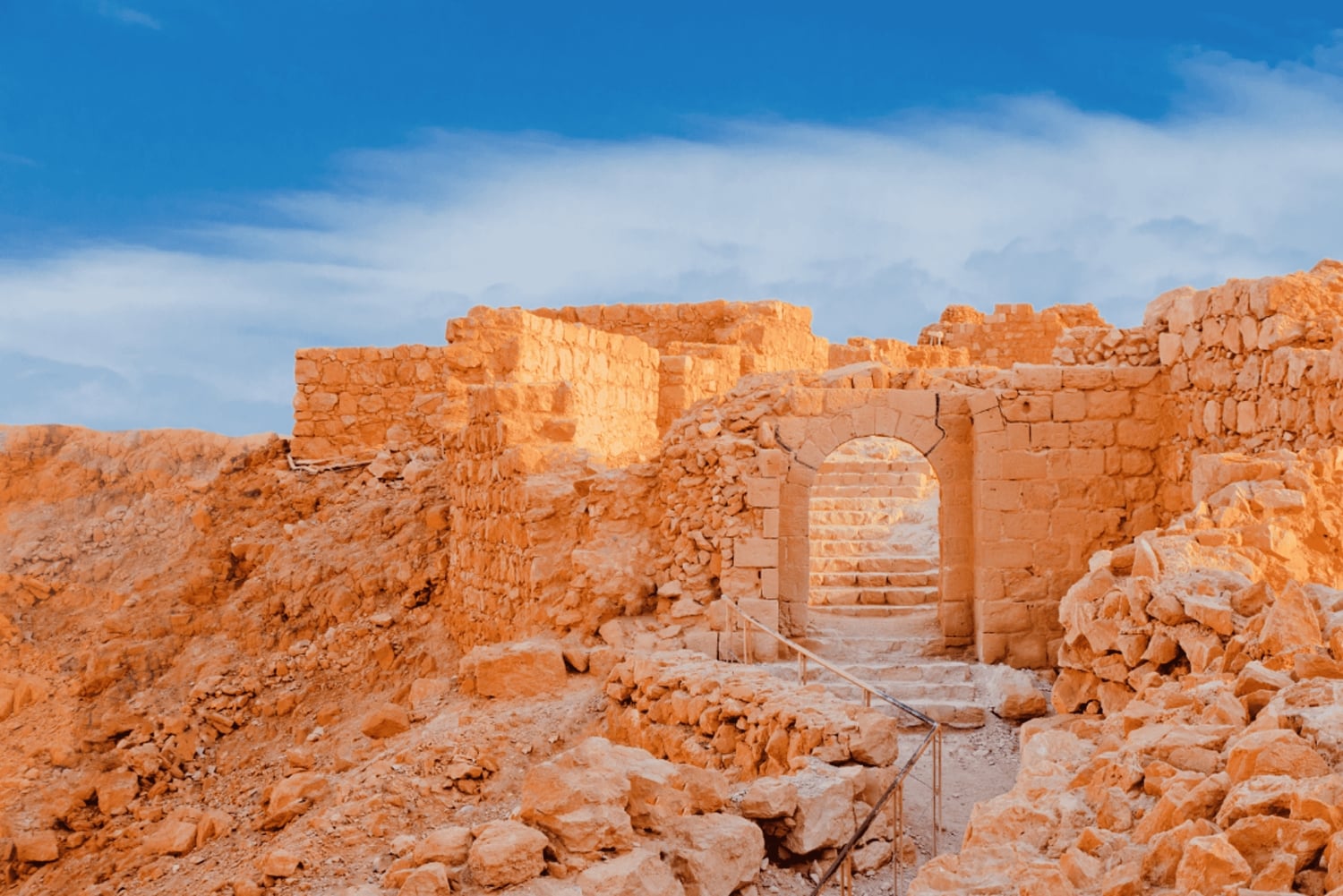 エルサレム/テルアビブ：マサダ - 死海 - アイン・ゲディ