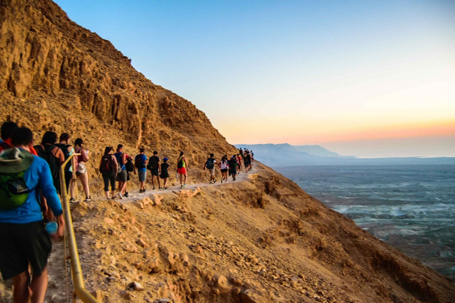 Masada at Sunrise, Ein Gedi, & Dead Sea from Jerusalem