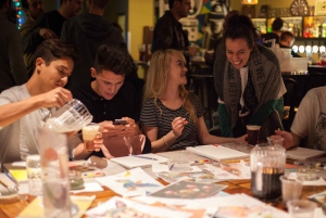 Paint and Pint in Tel Aviv