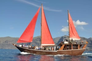 Adeje Classic Schooner: Valaat, lounas ja Los Gigantesin kalliot