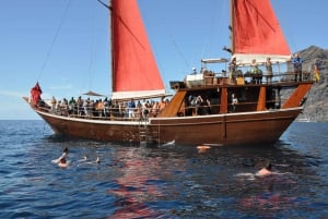 Adeje Classic Schooner: Valaat, lounas ja Los Gigantesin kalliot