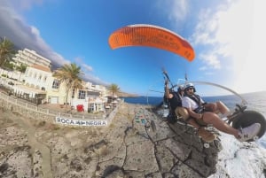Adeje: Paratrike Flying Tour with Hotel Pickup and Photos