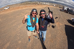 Adeje: Paratrike Flying Tour with Hotel Pickup and Photos