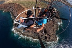 Adeje: Paratrike Flying Tour with Hotel Pickup and Photos