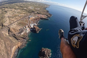 Adeje: Paratrike Flying Tour med upphämtning på hotell och foton