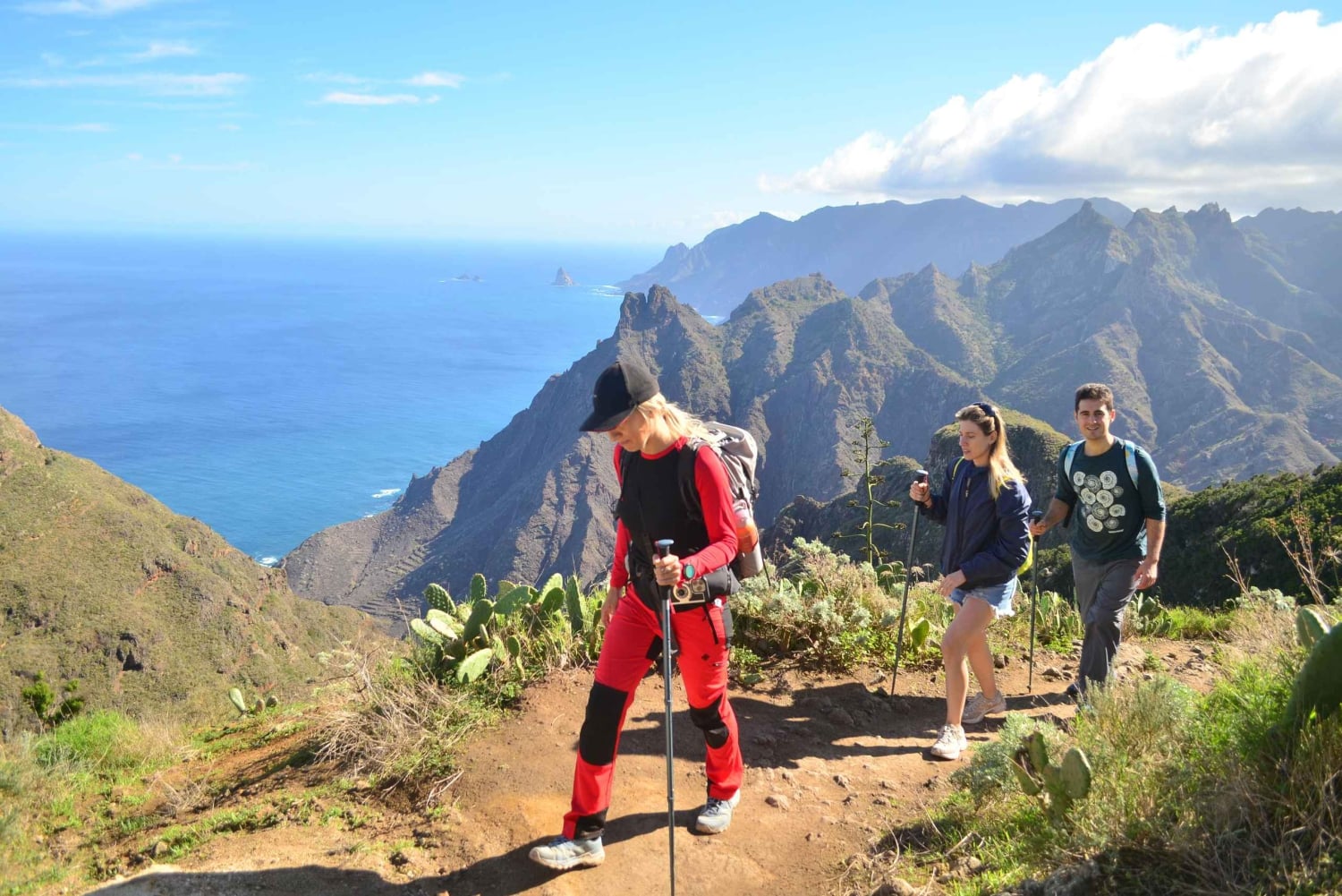 Anaga : randonnée guidée vers Taborno avec vue sur l'océan et prise en charge