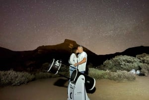Expérience astronomique sur le Teide avec coucher de soleil, observation des étoiles et dîner