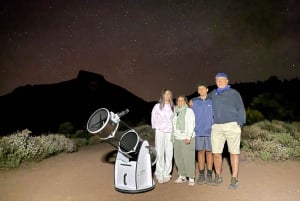 Expérience astronomique sur le Teide avec coucher de soleil, observation des étoiles et dîner