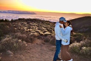 Expérience astronomique sur le Teide avec coucher de soleil, observation des étoiles et dîner