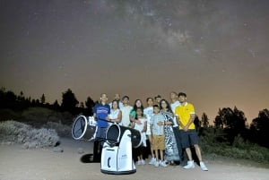 Expérience astronomique sur le Teide avec coucher de soleil, observation des étoiles et dîner
