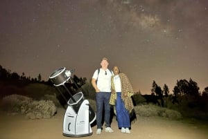 Expérience astronomique sur le Teide avec coucher de soleil, observation des étoiles et dîner