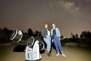Expérience astronomique sur le Teide avec coucher de soleil, observation des étoiles et dîner