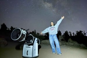 Expérience astronomique sur le Teide avec coucher de soleil, observation des étoiles et dîner