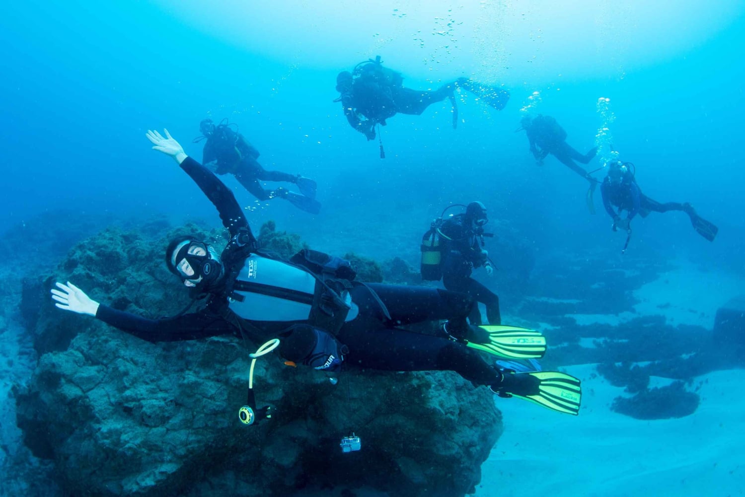 Inmersión para principiantes con Scubapoint Tenerife en la Zona de las Tortugas