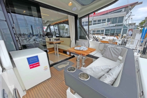 Cádiz: Luksusmotorbådtur i Cádiz-bugten