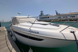 Cádiz: Luksusmotorbådtur i Cádiz-bugten