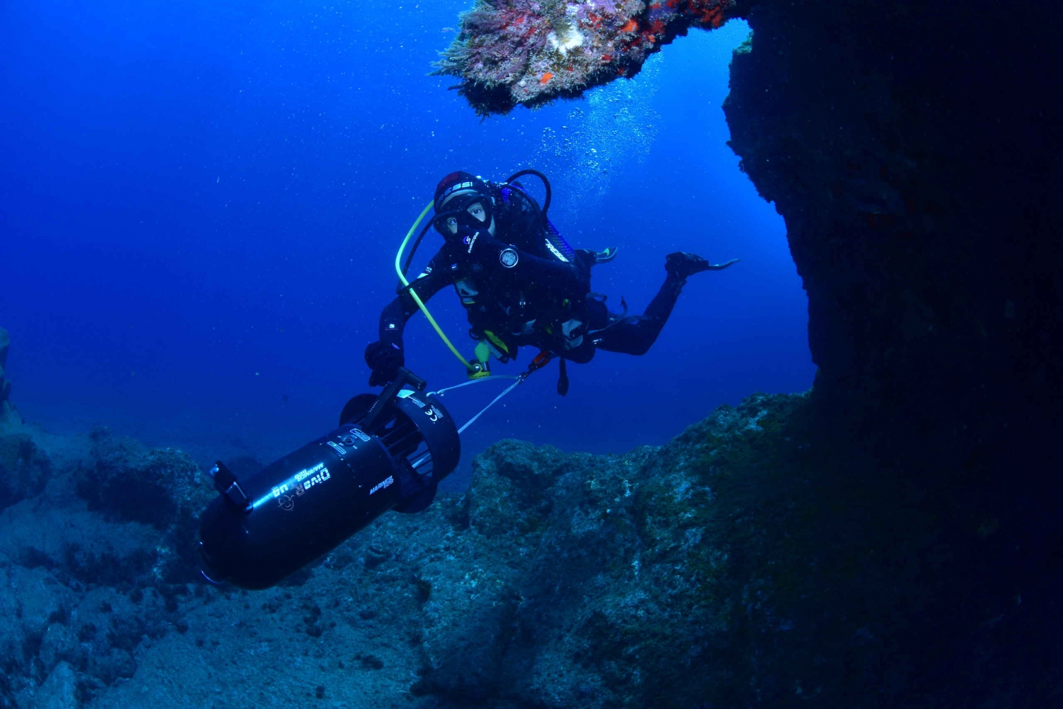 Diving w/ Underwater Scooter (DPV) in Tenerife