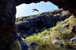 Easy dry canyoning in Tenerife with Vulcan Walkers
