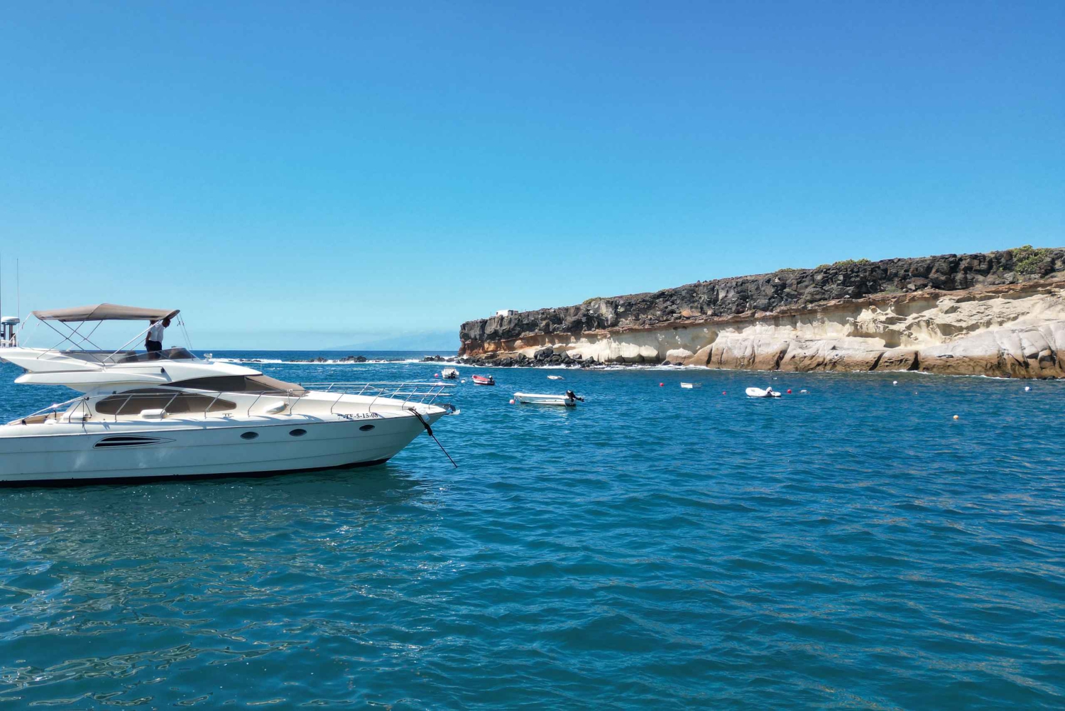 Embárcate en Ohh Lala navegando por el suroeste de Tenerife