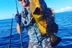 From Puerto Colón: Private Fishing Boat Charter with Lunch