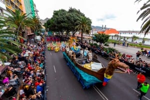 Fra det sydlige Tenerife: Karnevalsparade Santa Cruz de Tenerife