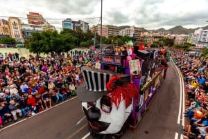 Fra det sydlige Tenerife: Karnevalsparade Santa Cruz de Tenerife
