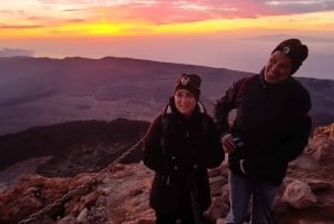 Senderismo Cumbre del Teide de noche para un amanecer y una sombra