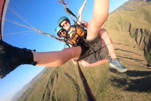 Long duration paragliding flight in Tenerife South