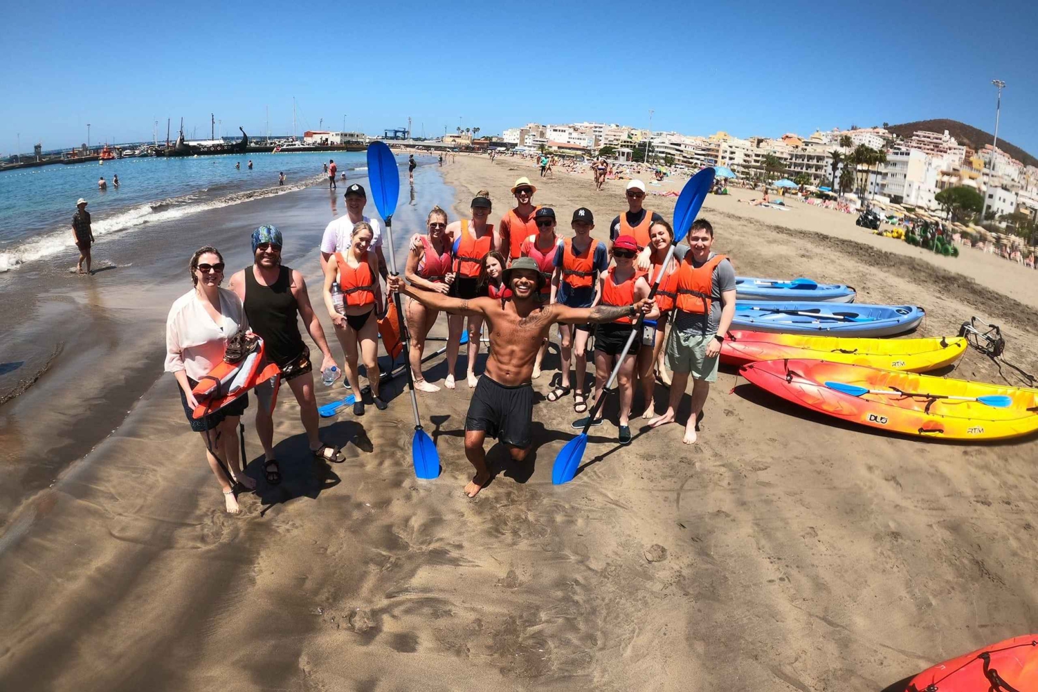 Лос-Кристианос: каякинг и сноркелинг с черепахами