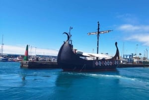 Los Cristianos: walvistour met zwemstop en drankjes