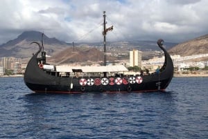 Los Cristianos: walvistour met zwemstop en drankjes