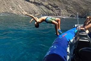 Los Gigantes to Teno: Boat trip with snorkeling & drinks